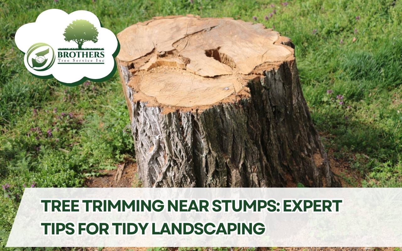 Eco-friendly methods for sustainable tree trimming near stumps