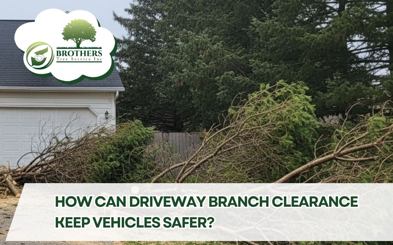 driveway branch clearance for safer vehicle access